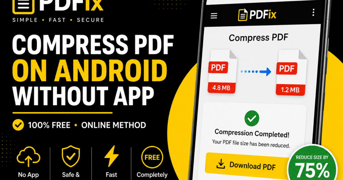 Compress PDF on Android Without App (7 Easy & Fast Methods)