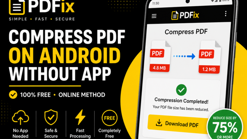 Compress PDF on Android Without App (7 Easy & Fast Methods)