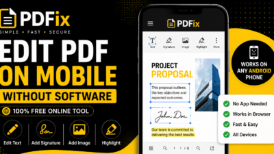 Mobile PDF Editing Without Software (7 Easy & Powerful Ways)